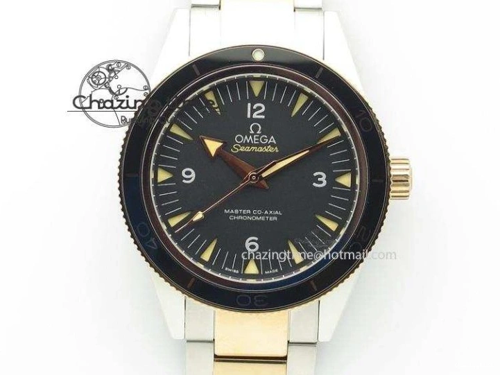 0524 2018 Seamaster Diver 300M OMF Best Edition Black Ceramic Black Dial on SS Bracelet A8800 (Black Balance Wheel) Breathable 7959